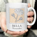 Personalised Birth Flower Mug - The Gift Cabin UK