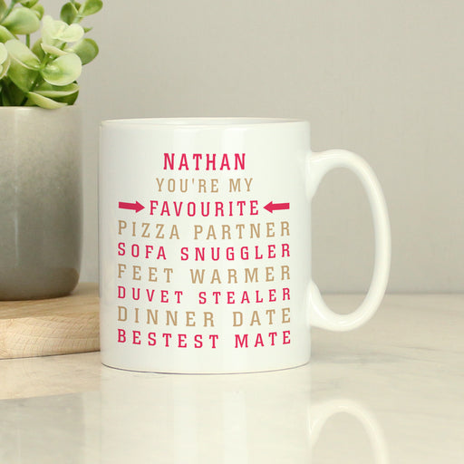 Personalised Hotchpotch My Favourite Mug - The Gift Cabin UK