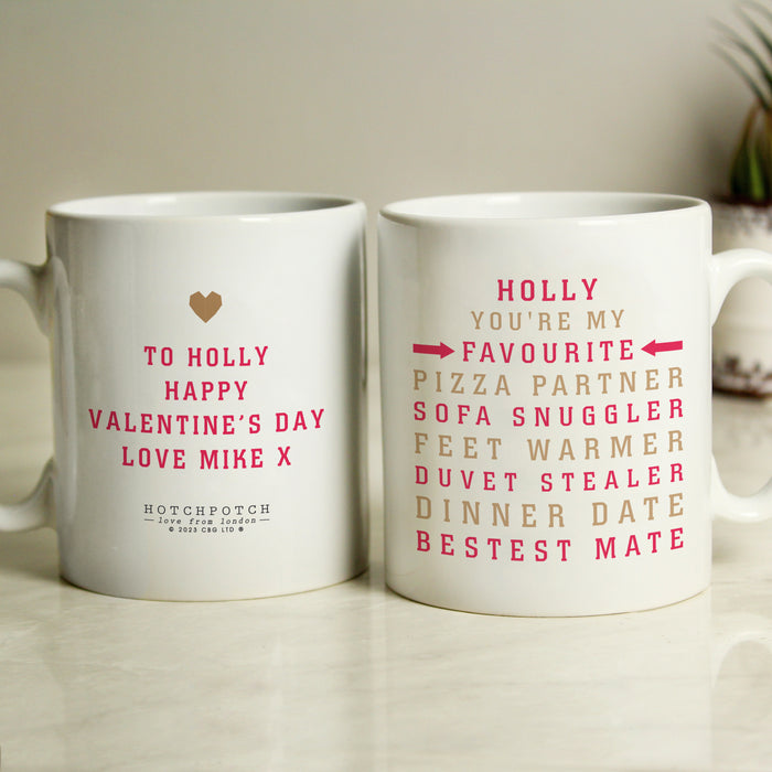 Personalised Hotchpotch My Favourite Mug - The Gift Cabin UK