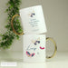 Personalised Hotchpotch Butterfly Gold Handle Mug - The Gift Cabin UK