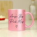 Personalised Pink Glitter Mug - The Gift Cabin UK