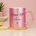 Personalised Pink Glitter Mug - The Gift Cabin UK