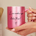 Personalised Pink Glitter Mug - The Gift Cabin UK