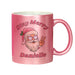 Personalised Stay Merry Santa Pink Mug - The Gift Cabin UK