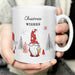 Personalised Christmas Gonk Pattern Mug - The Gift Cabin UK