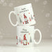 Personalised Christmas Gonk Pattern Mug - The Gift Cabin UK