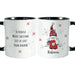 Personalised Gonk Family Black Handled Christmas Mug - Female - The Gift Cabin UK