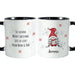 Personalised Gonk Family Black Handled Christmas Mug - Girl - The Gift Cabin UK