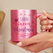 Personalised Queen Of Christmas Pink Mug - The Gift Cabin UK