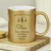 Personalised Christmas Tree Gold Glitter Mug - The Gift Cabin UK