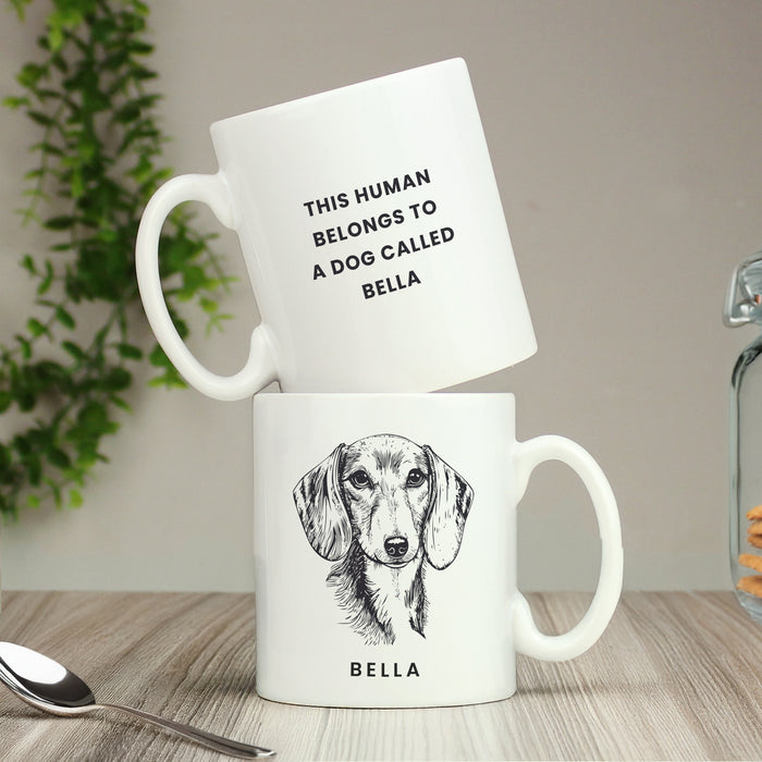 Personalised Dog Breed Mug