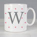 Personalised Monogram Pink Spot Mug - The Gift Cabin UK