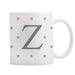 Personalised Monogram Pink Spot Mug - The Gift Cabin UK