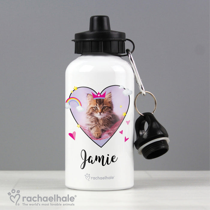 Personalised Rachael Hale Cute Cat Drinks Bottle