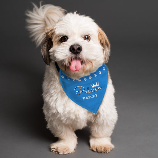 Personalised Prince Dog Bandana - The Gift Cabin UK