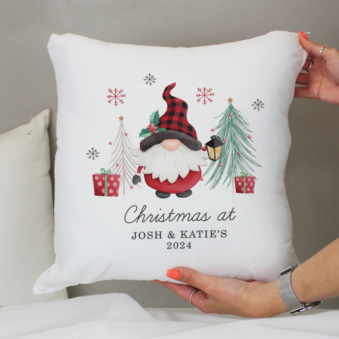 Personalised Gonk Christmas Cushion - The Gift Cabin UK