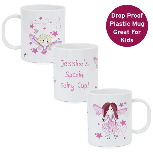 Personalised Fairy Plastic Mug - The Gift Cabin UK