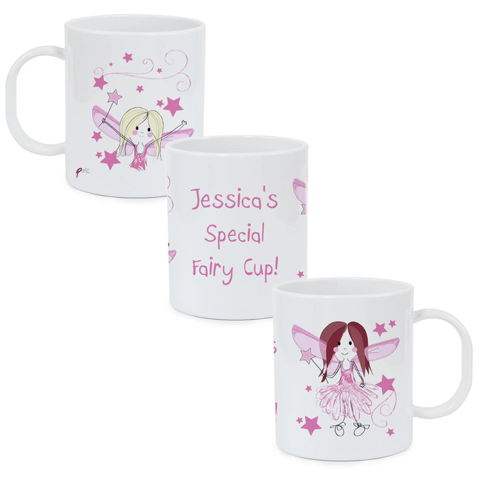 Personalised Fairy Plastic Mug - The Gift Cabin UK