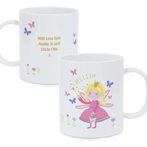 Personalised Garden Fairy Plastic Mug - The Gift Cabin UK