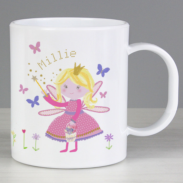 Personalised Garden Fairy Plastic Mug - The Gift Cabin UK