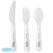 Personalised Tiny Tatty Teddy Cuddle Bug 3 Piece Plastic Cutlery Set - The Gift Cabin UK