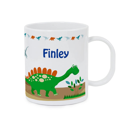 Personalised Dinosaur Plastic Mug - The Gift Cabin UK