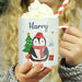 Personalised Christmas Penguin Plastic Mug - The Gift Cabin UK