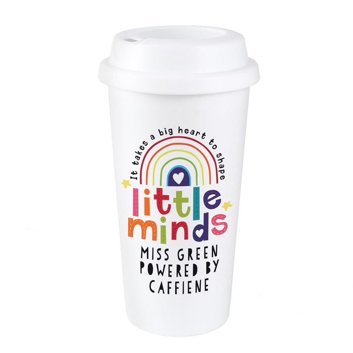 Personalised Shape Little Minds Travel Mug - The Gift Cabin UK