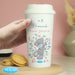 Personalised Me To You Floral Insulated Reusable Eco Travel Cup - The Gift Cabin UK