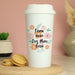 Personalised Floral Travel Mug - The Gift Cabin UK