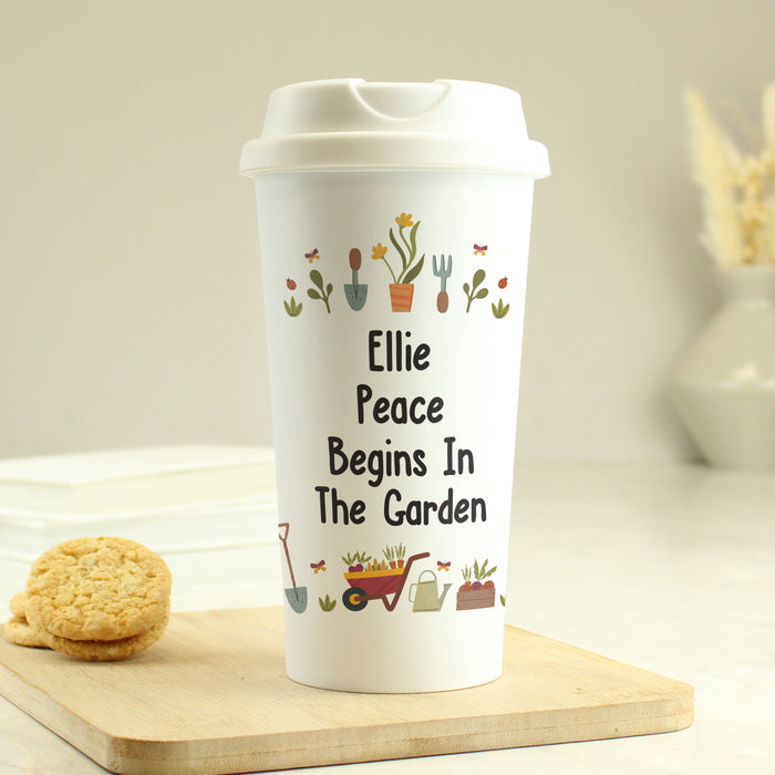 Personalised Gardening Travel Mug - The Gift Cabin UK