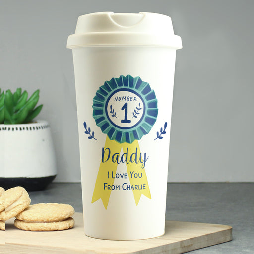 Personalised Number 1 Travel Mug - The Gift Cabin UK