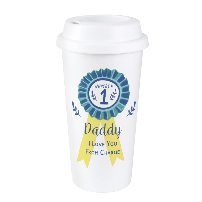 Personalised Number 1 Travel Mug - The Gift Cabin UK