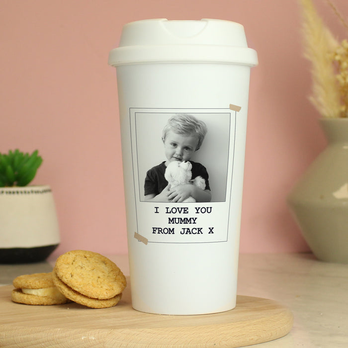 Personalised Photo Upload Travel Mug - The Gift Cabin UK