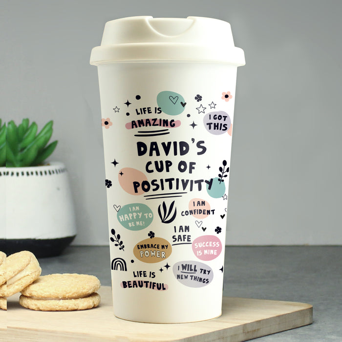 Personalised Positive Affirmations Travel Mug - The Gift Cabin UK