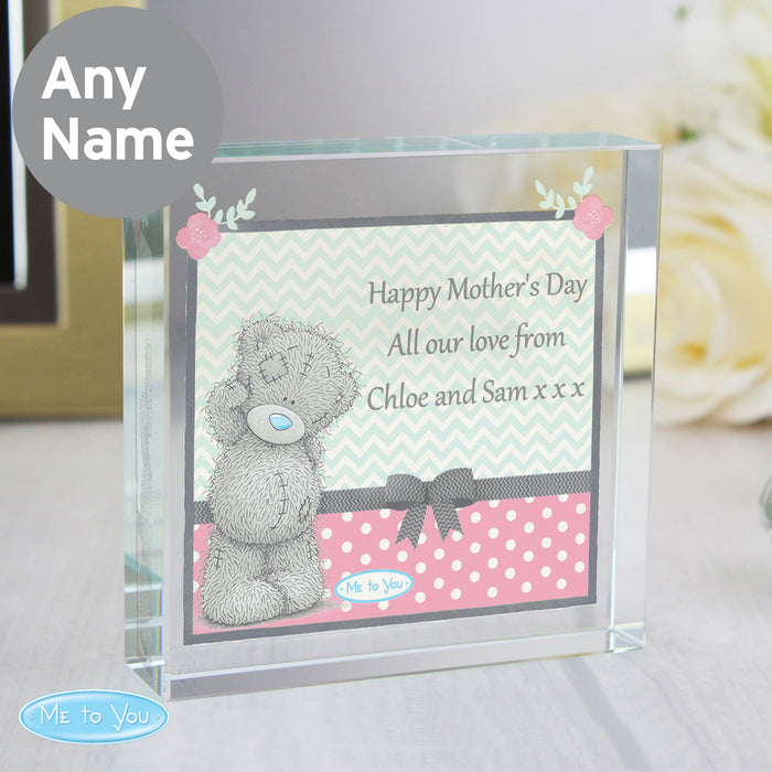 Personalised Me To You Pastel Polka Dot for Her Crystal Token - The Gift Cabin UK