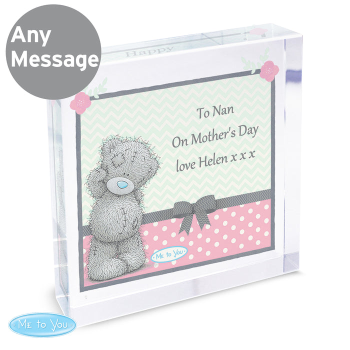 Personalised Me To You Pastel Polka Dot for Her Crystal Token - The Gift Cabin UK