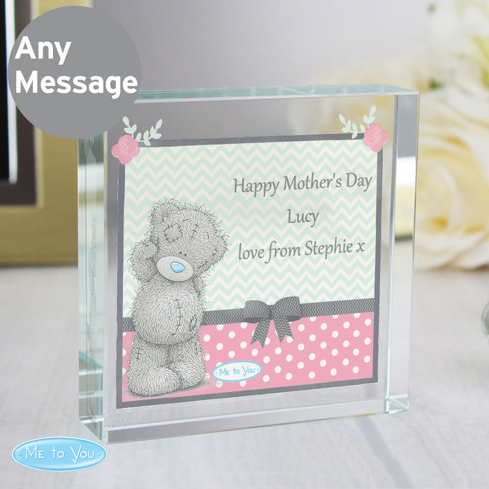 Personalised Me To You Pastel Polka Dot for Her Crystal Token - The Gift Cabin UK