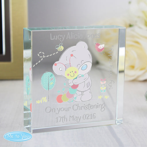 Personalised Tiny Tatty Teddy Cuddle Bug Crystal Token - The Gift Cabin UK