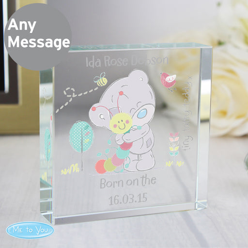 Personalised Tiny Tatty Teddy Cuddle Bug Crystal Token - The Gift Cabin UK