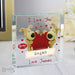 Personalised Boofle Shared Heart Crystal Token - The Gift Cabin UK