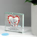 Personalised Me to You Rose Heart Crystal Token - The Gift Cabin UK