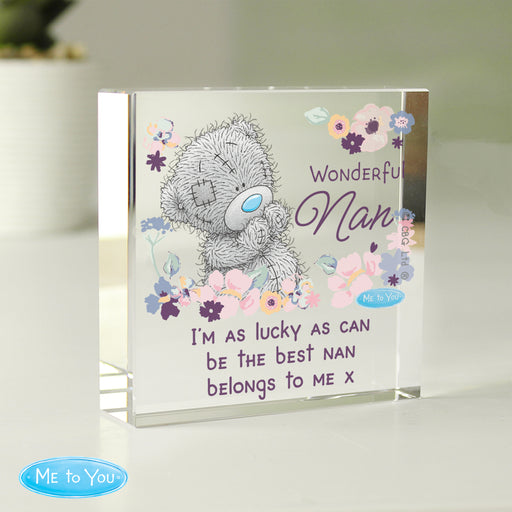 Personalised Me to You Wonderful Nan Crystal Token - The Gift Cabin UK