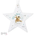 Personalised Boofle Its a Boy Wooden Star Decoration - The Gift Cabin UK