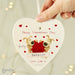 Personalised Boofle Shared Heart Wooden Heart Decoration - The Gift Cabin UK