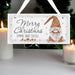 Personalised Christmas Gonk Wooden Sign - The Gift Cabin UK