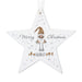 Personalised Christmas Gonk Wooden Star Decoration - The Gift Cabin UK