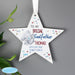 Personalised Me to You Godfather Wooden Star Decoration - The Gift Cabin UK