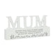 Personalised Floral Wooden Mum Ornament - The Gift Cabin UK