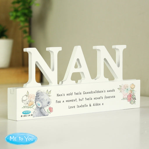 Personalised Me To You Wooden Nan Ornament - The Gift Cabin UK